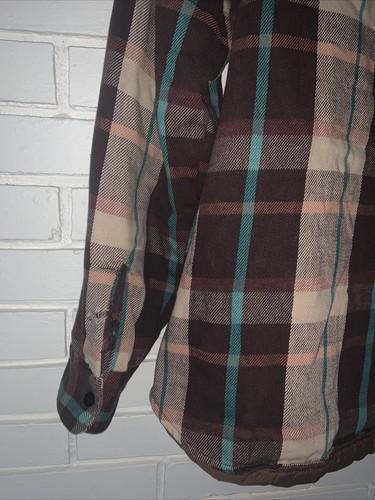 grunge 90s large Xl insualted flannel shirt travis scott kurt cobain