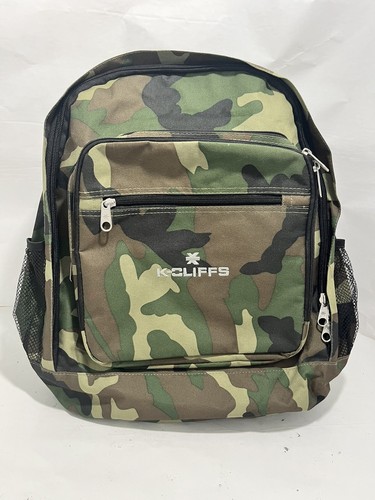 K-Cliffs Backpack Book bag Camo Camouflage Outdoor Hunting Army Camping Theme