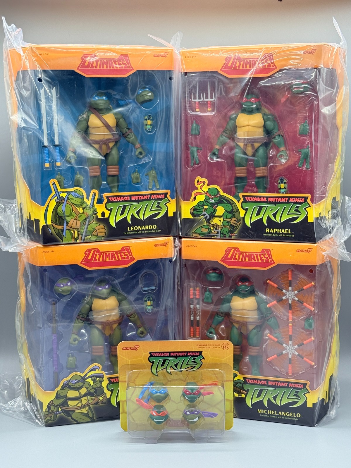 2003 NINJA TURTLES Super7 Ultimates! Teenage Mutant Wave 12 +