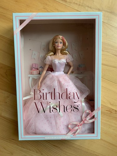 Barbie Birthday Wishes Doll 2012 Light Pink Dress Blonde Hai