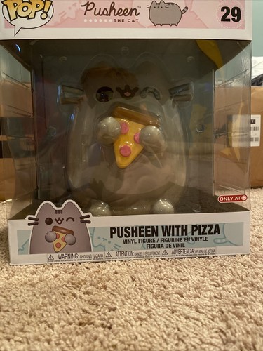 Funko Pop Pusheen with Pizza #29 Pusheen The Cat 10inch Collectible Vinyl Figure