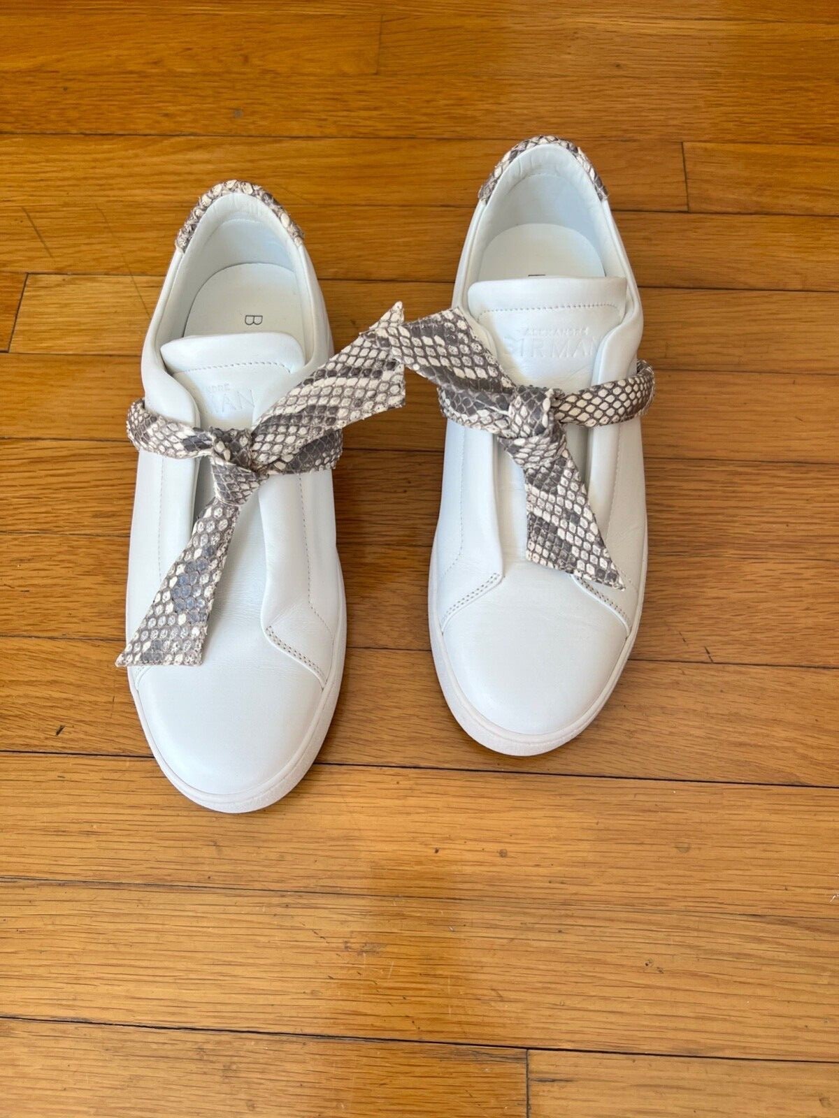 Alexandre Birman Clarita Jungle Sneaker Python size 37 woman