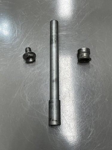 1990 Honda Hawk GT NT650 Front Wheel Axle, Collar, Bolt