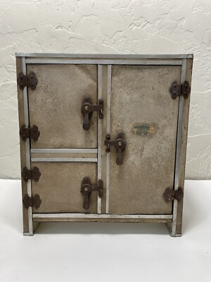 Antique Salesman Sample Ice Box Refrigerator