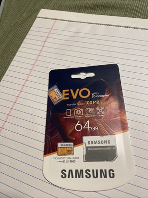 Evo With SD adapter 64 Go