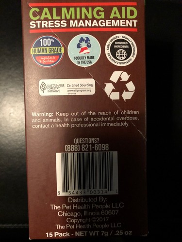 New! Licks - Zen - Calming Aid/ Anti Aggression For Dogs - 15 Use Liquid Packs