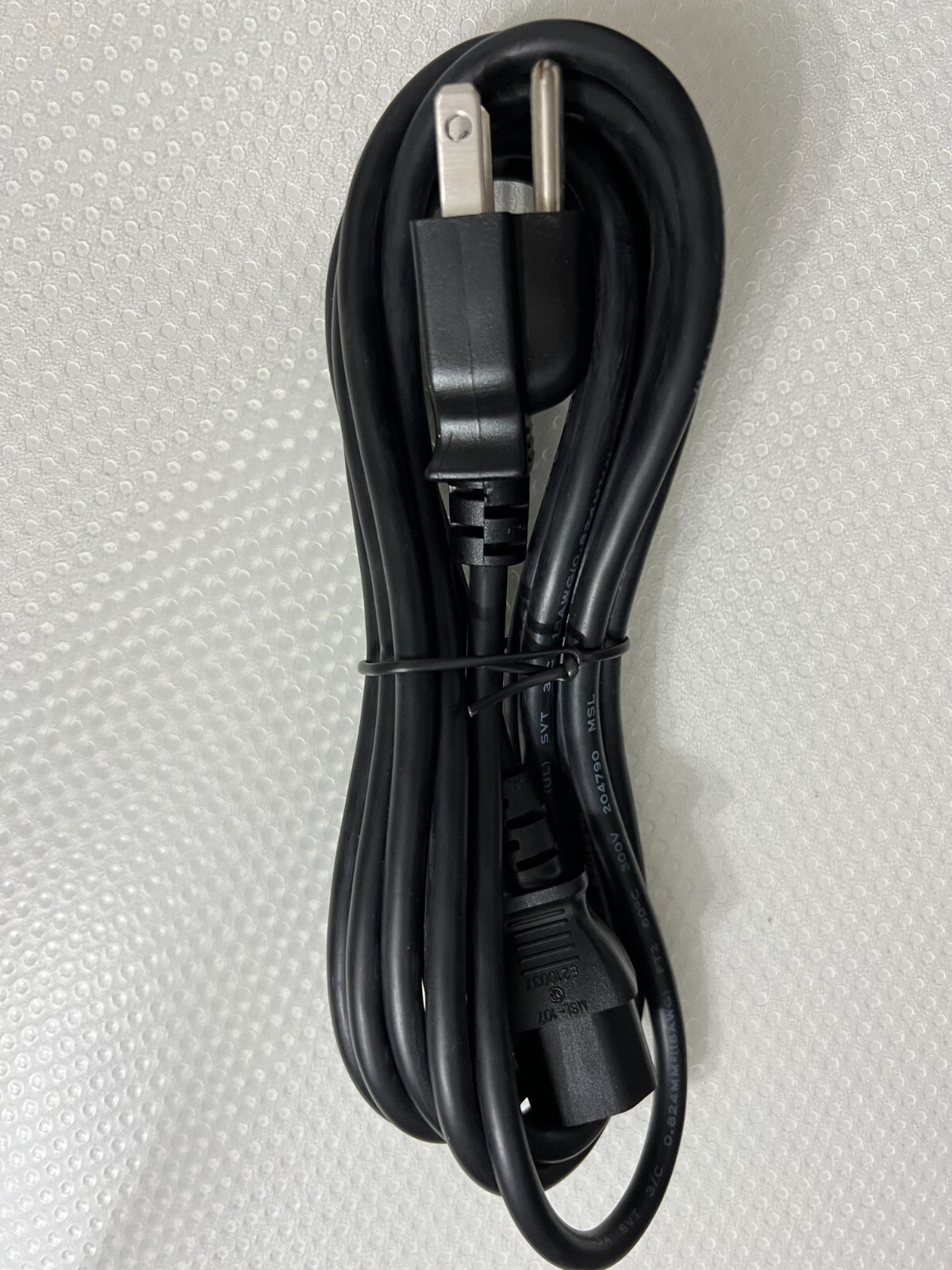 ラコステ STROM96 CPT 220 1 CMA AC POWER CORD CSA LL39965 SJT 3/C 0.824MM (18AWG) 105c 300V