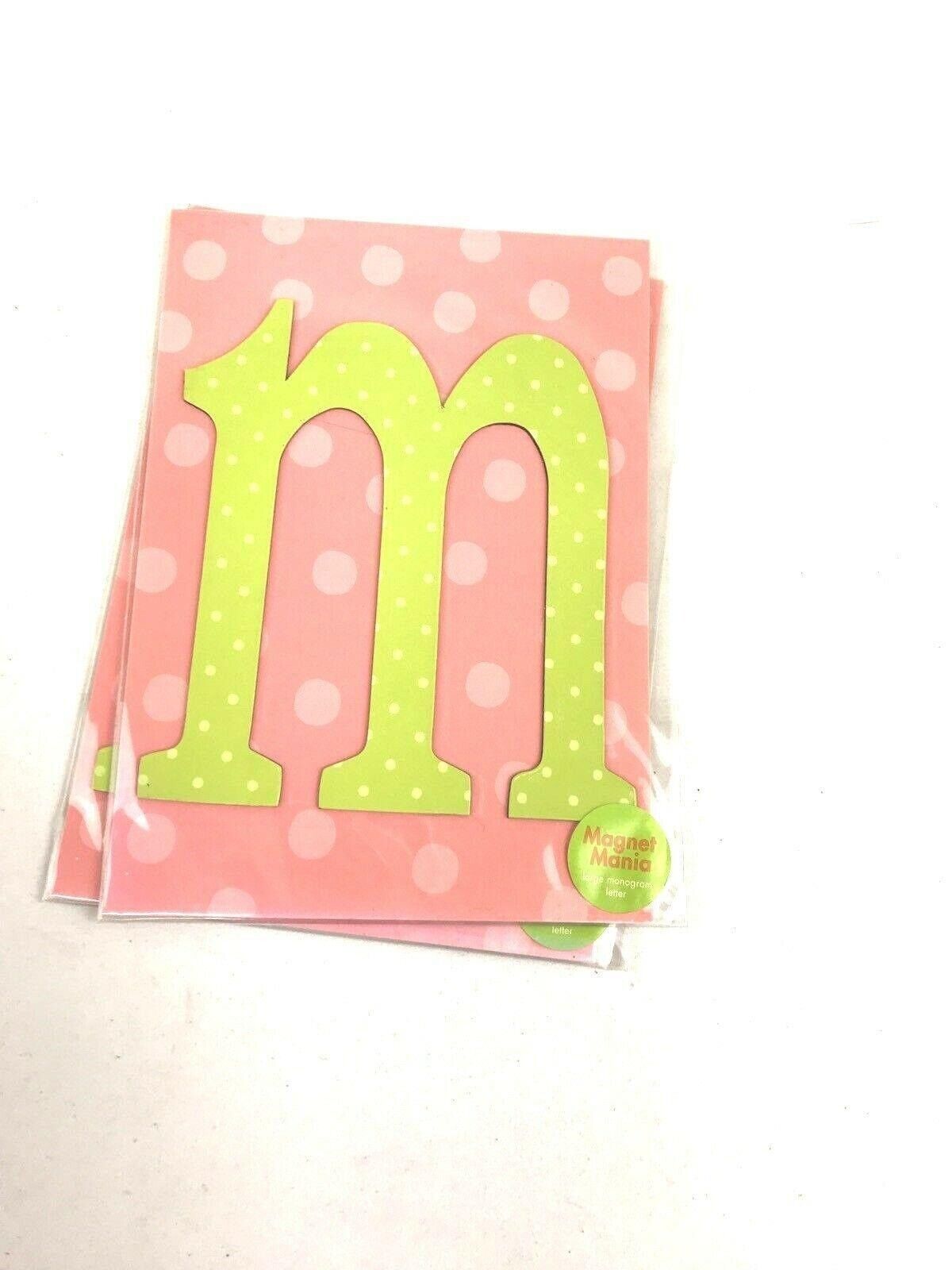 Lowercase m Monogram Magnet Letter 5