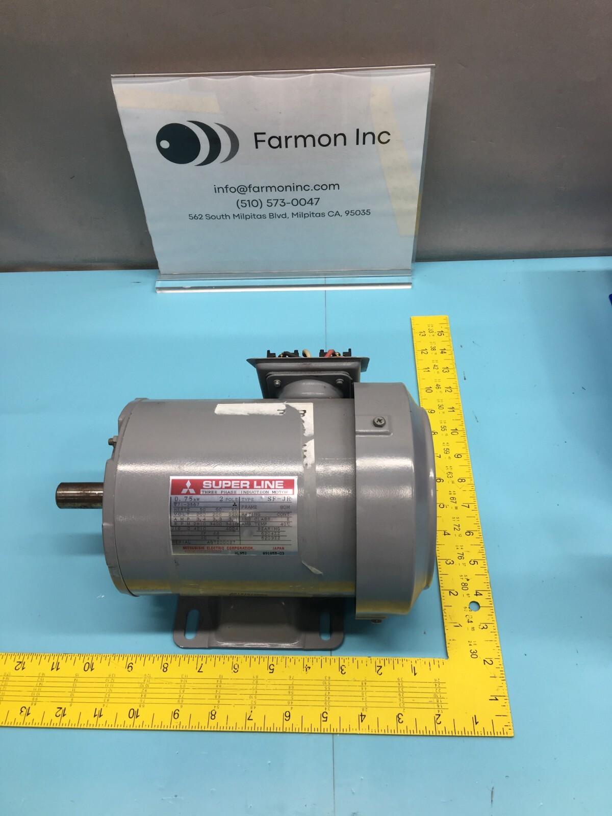 三菱 モーター SUPER LINE 3.7kw SF-JR 【公式通販】