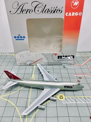 nwa cargo / ノースウエスト・カーゴ｜B747-200｜1/250　② AeroClassics 1:400 NWA Northwest Airline Boeing 747-200