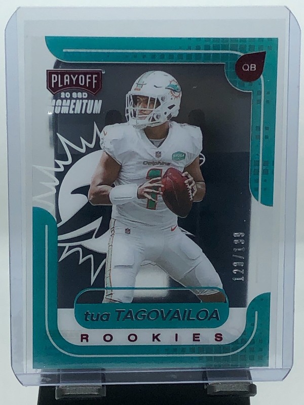 2020 Chronicles Momentum Tua Tagovailoa Red Acetate Rookie 128/199