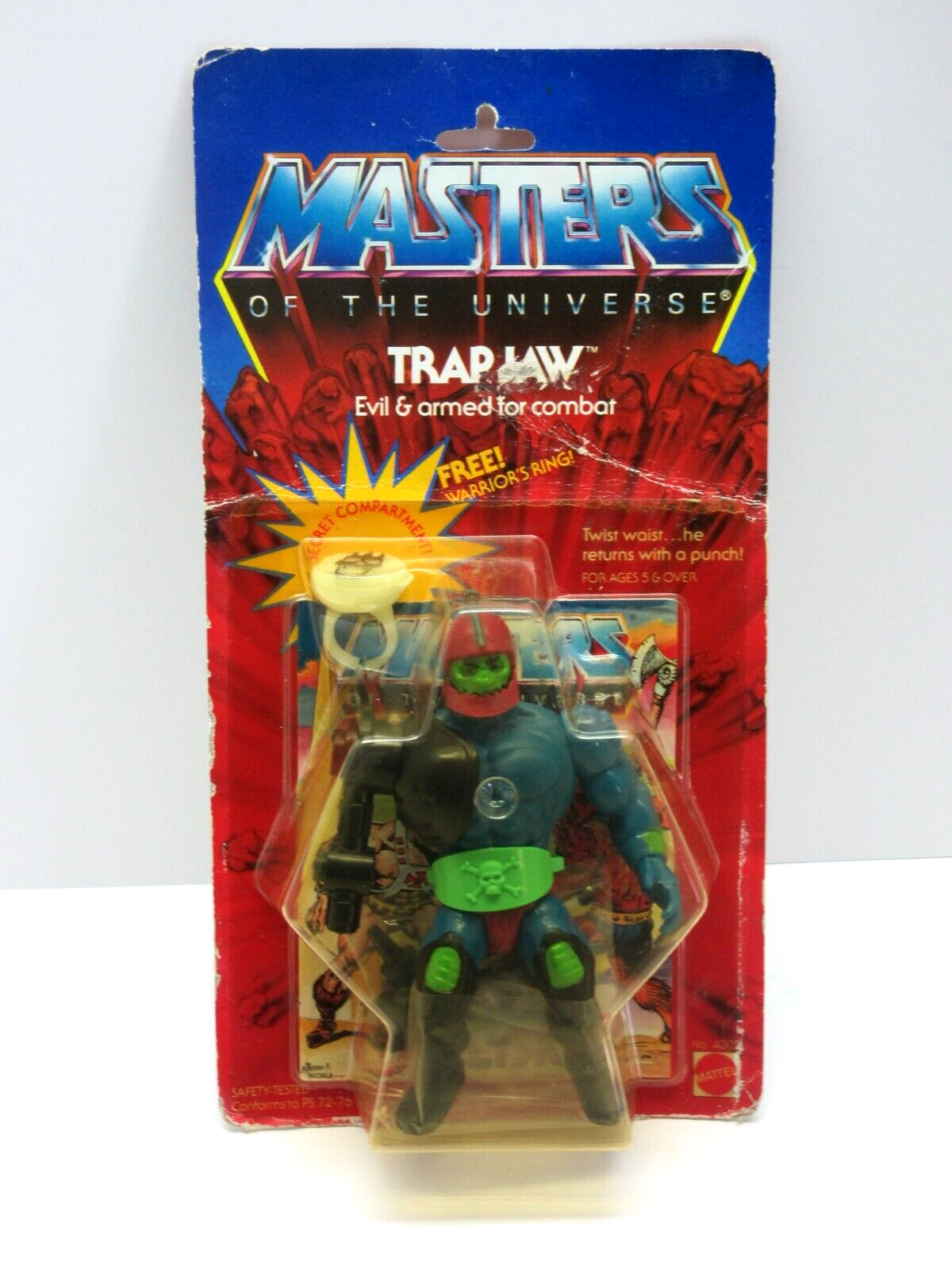MOTU,VINTAGE,TRAP JAW,Masters of the Universe,MOC,carded,sealed,He-Man