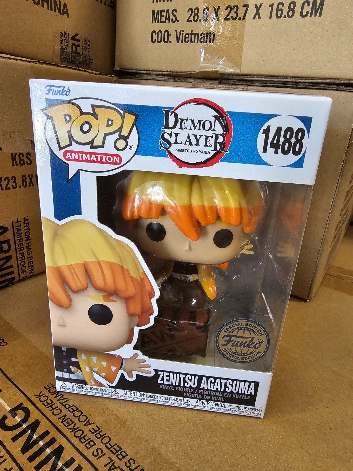 Funko POP! Demon Slayer Zenitsu 1488 Exclusive w/ Free Funko POP! Demon Slayer Zenitsu 1488 Exclusive w/ Free
