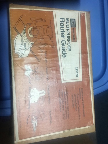 SEARS CRAFTSMAN ROUTER MODEL 315.17480 25,000 RPM W/CASE AND ROUTER GUIDE KIT