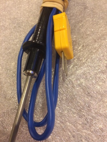 Sears 982365 Multimeter Temperature Immersion Probe  -40 to 500 Degrees F 982018