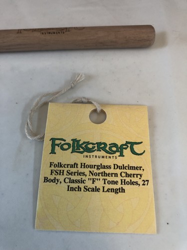 Folk Craft Dulcimer. Cherry With Gig Bag