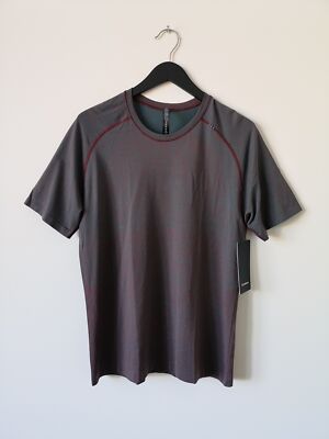 NWT LULULEMON HARM/SVNH Teal Red Multi Metal Vent Tech SS 2.0 Top Shirt Men's XL