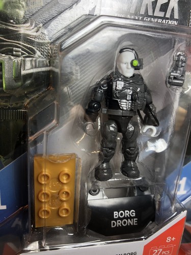 4 MAGA Construx Heroes 2 Of Each Series 3 & 1 - T-1000, CAP PICARD, Data & Borg