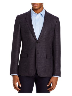 Pre-owned Theory Mens Bowery Navy Extra Slim Fit Wool Blend Suit Separate Blazer 38s
