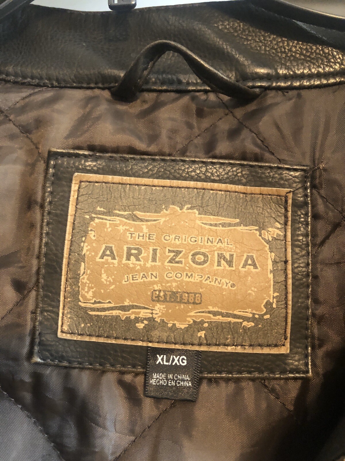 Men's XL Faux Leather Jacket, The 
