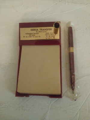 Iberia Transfer - St. Louis/Springfield (Missouri) desktop pen/notepad holder