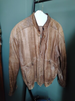 Vintage BMW Jacket Leather Stadler Size S