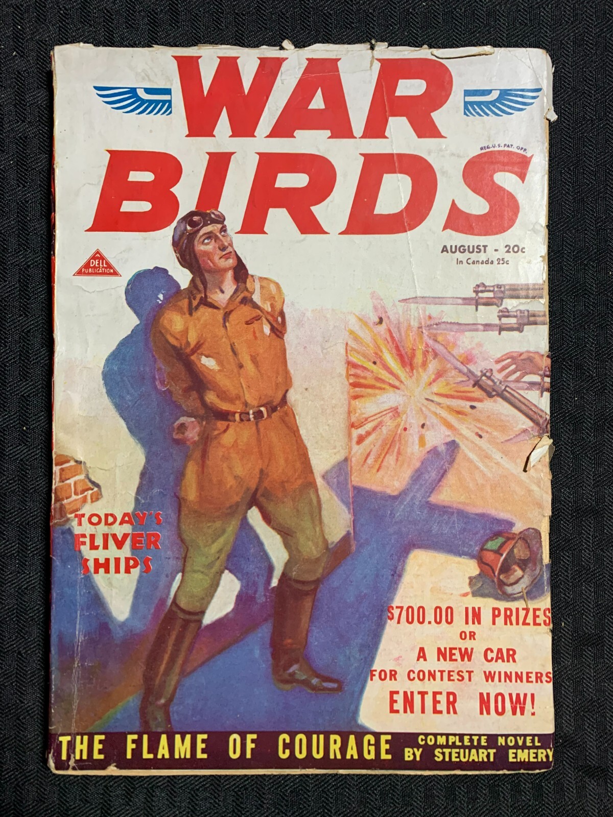 1931 Aug WAR BIRDS Pulp Fiction Magazine VG 4.0 The Flame of