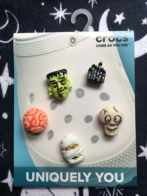 Crocs Handmade jibbitz 5p Halloween monster pumpkin ghost skeleton shoe charms 8