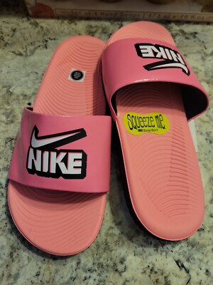 Nike womens  Slip On kawa Slide fun  5Y Sandals pink 