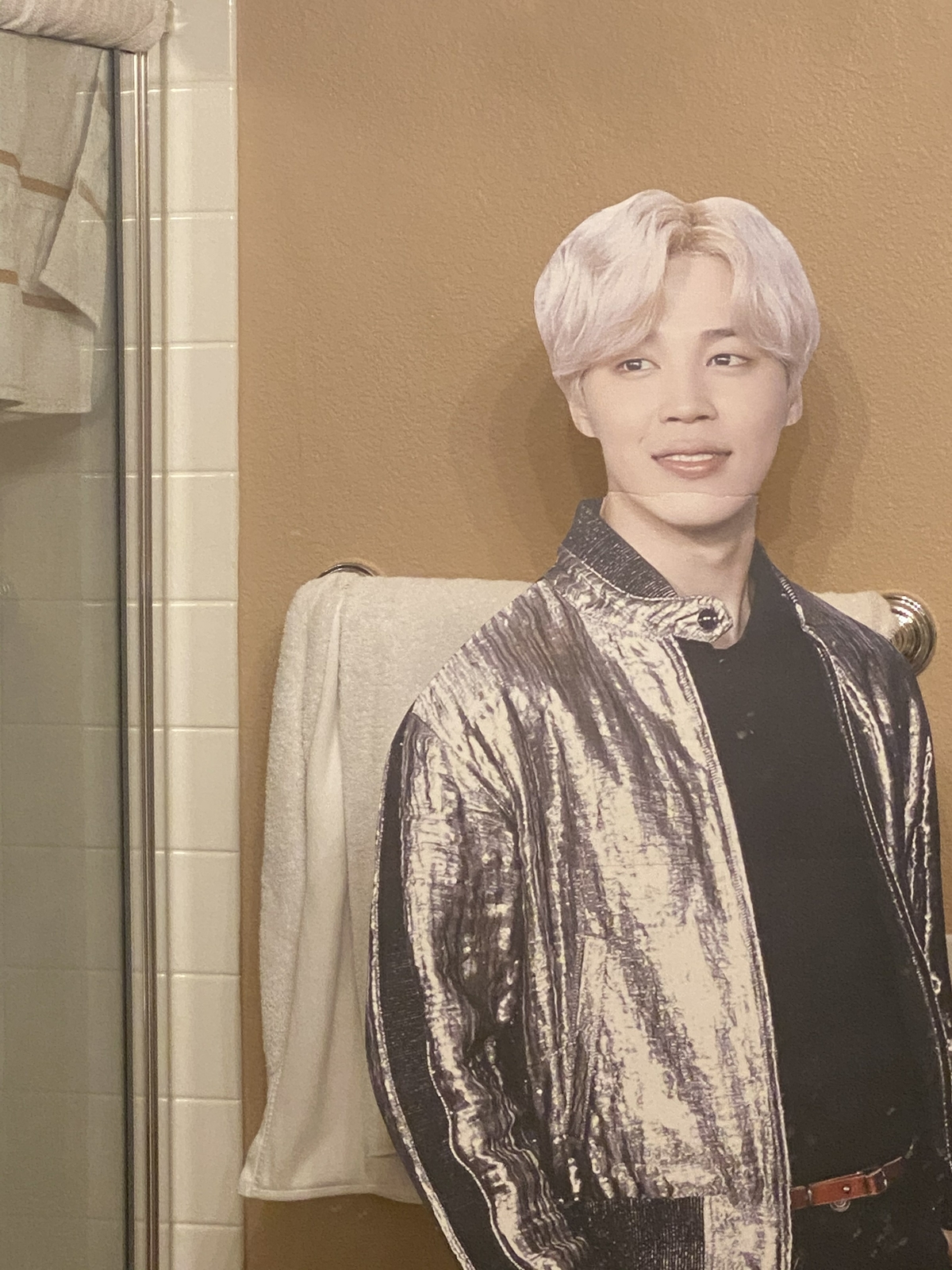 Jimin from Bangtan Boys Lifesize and FREE Mini Cardboard Cutout KPop