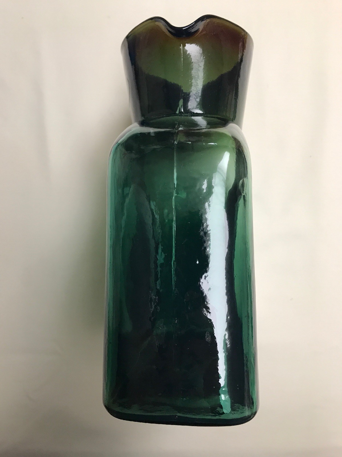 Blenko Water Bottle Experimental Green Color w/Sticker 384