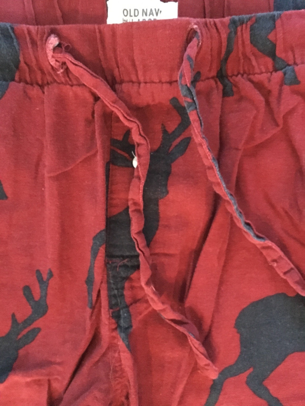 Old Navy Unisex Sleep Pajama Lounge Navy Maroon Pants Size Large