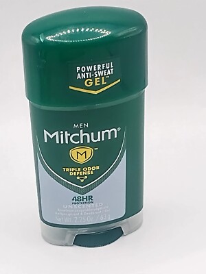 Mitchum Men Gel Antiperspirant Deodorant, Unscented, 2.25oz. 1J