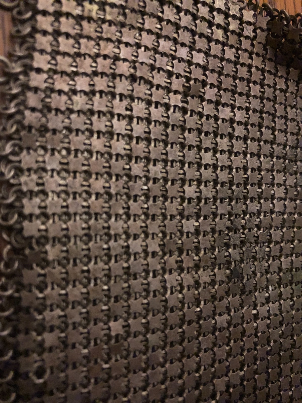 Vintage Metal Mesh Change Purse, Chain Mail, Exquisite