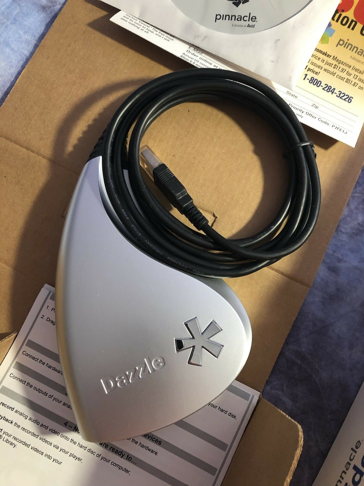 Pinnacle Dazzle USB Composite S-Video Capture Device for Mac