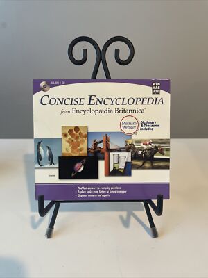 Encyclopedia Britannica Concise Edition (CD-ROM 2004) w/Dictionary & Thesaurus