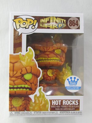 Funko Pop! Marvel Infinity Warps Hot Rocks #864 Funko Shop Exclusive