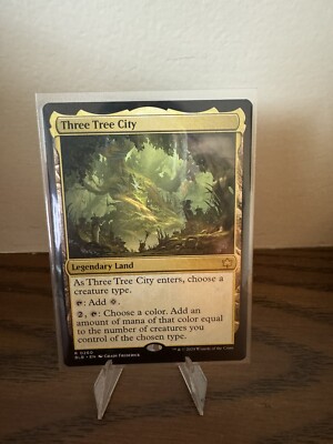 MTG Three Tree City Rare #0260 Bloomburrow NM