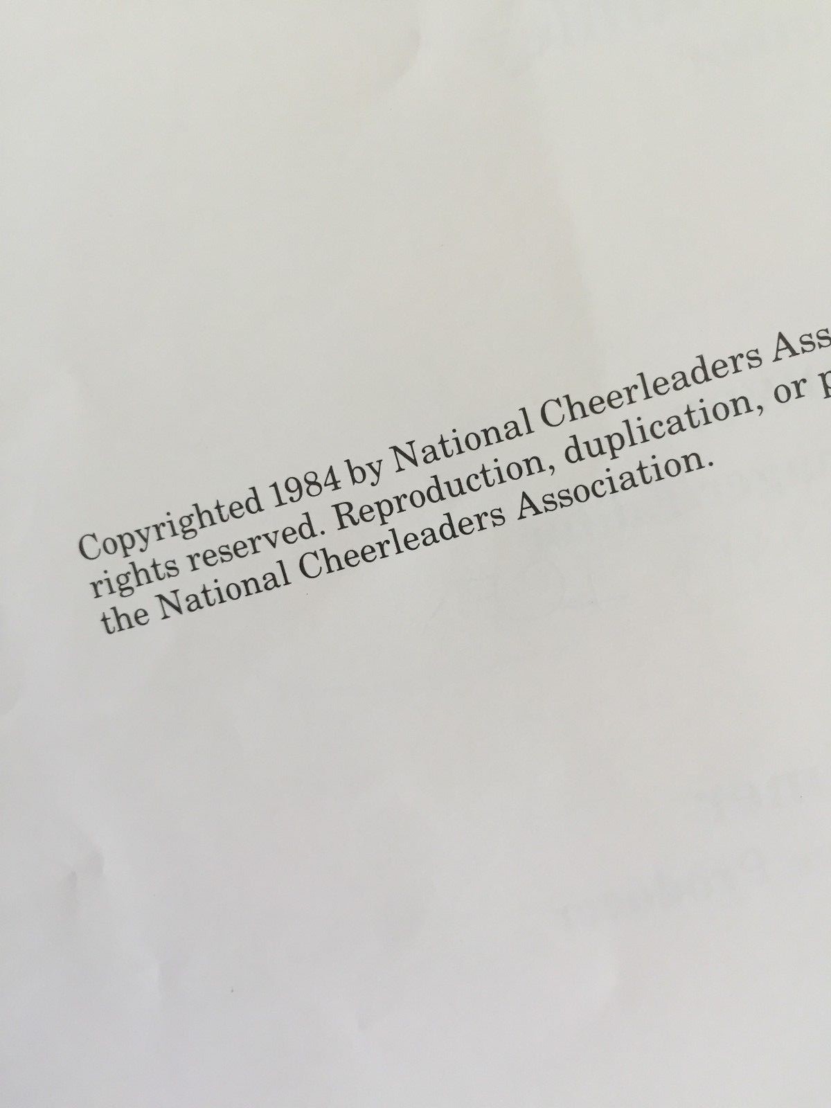 N.C.A. Pyramids for Cheerleading Instructional Book by Rusty McKinley 1984