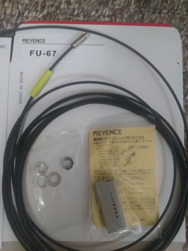 NEW Keyence Fiber Optic Sensor - FU-67 FU67, Free Shipping