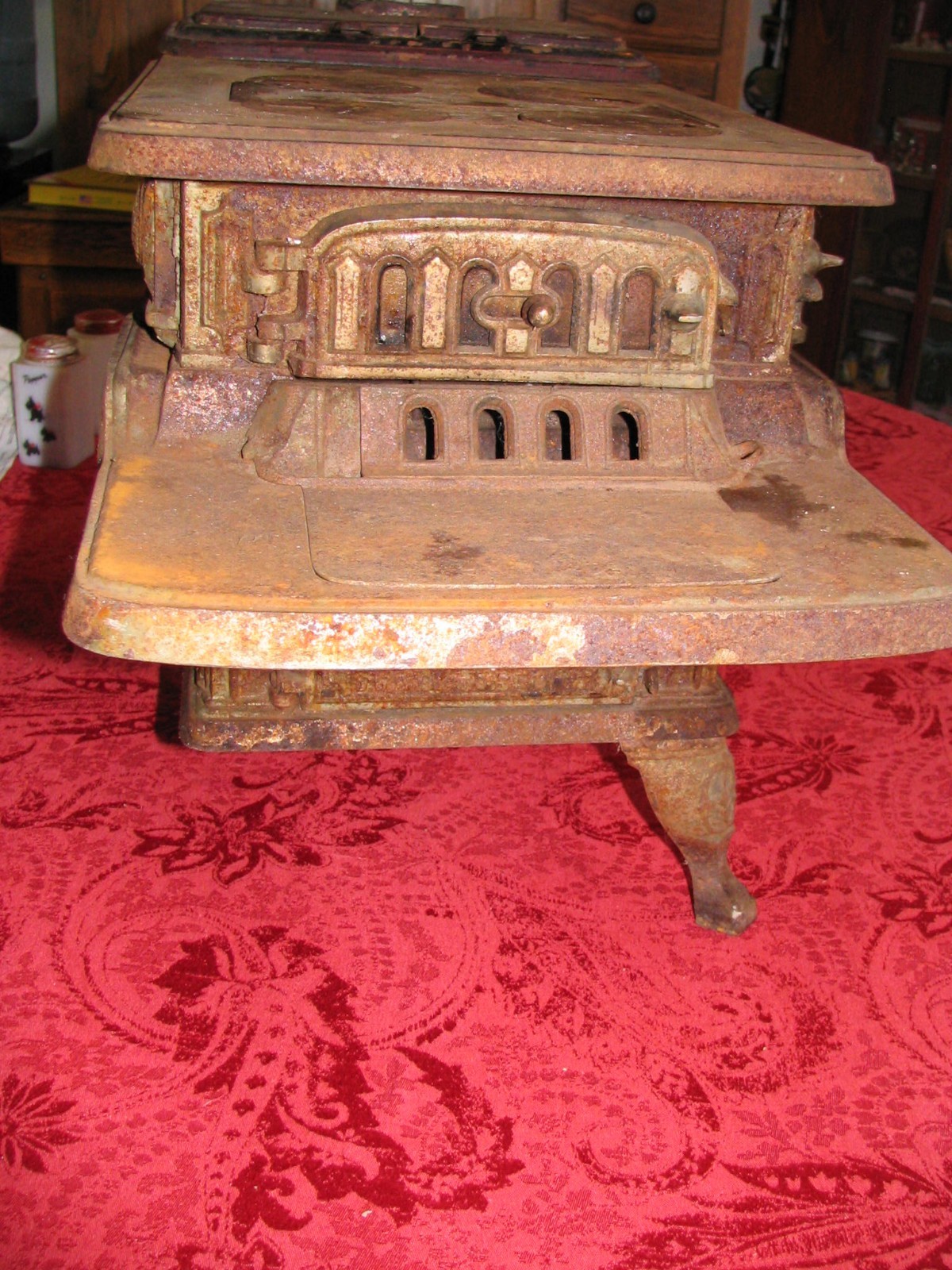 RARE Charter Oak 503 Large Salesman Sample Toy Cast Iron Excelsior Stove Co RARE