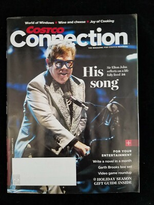 Elton John Costco Connection Magazine Special Edition November Garth Brooks Limi