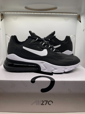 Nike Air Max 270 React Black Athletic Shoe / Size 9.5-11 Men / CI3866-004 / NEW!
