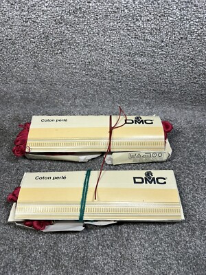 Lot of 24 DMC 326 Red Pearl Perle Cotton Size 5 Art. 115   27.3 Yard, 25M