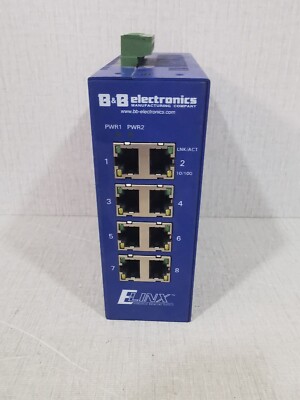 ELINX B&B Electronics EIR308 Ethernet Switch 8 Copper Ports