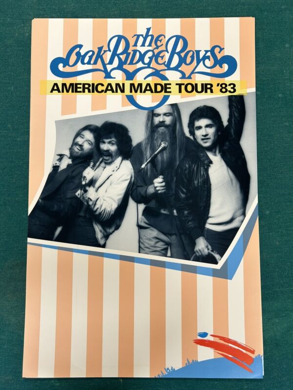 Oak Ridge Boys 14 X 22 American Made Tour 1983 Poster