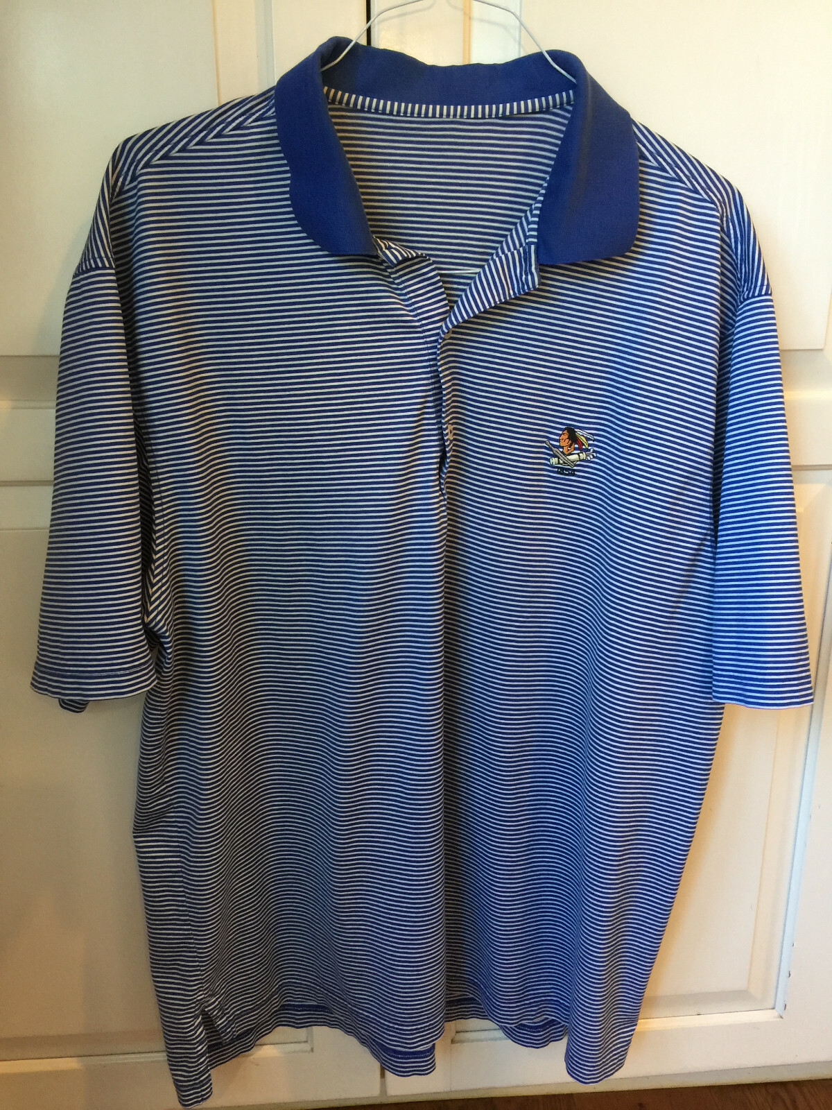 Philadelphia Cricket Club Golf Polo Shirt Blue White Stripe Mens XL VTG |  eBay