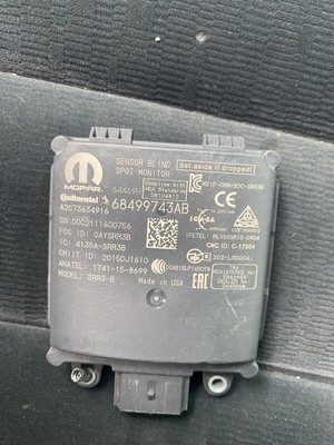 2021 JEEP GRAND CHEROKEE REAR RIGHT SIDE BLIND SPOT RABAR SENSOR OEM 68499743AB