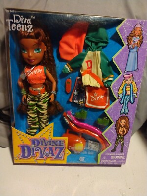 Divine Divaz Diva Black African American Sister Doll  New Kid Kore RARE open box