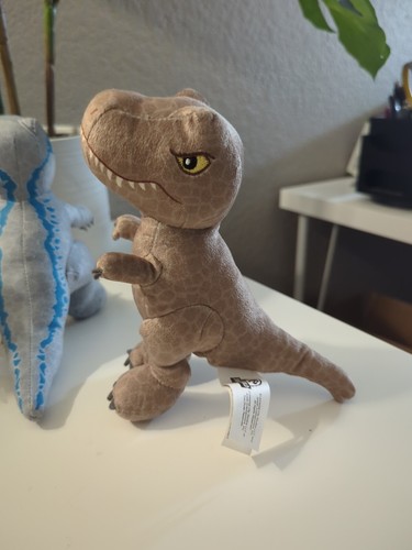 JURASSIC PARK WORLD Dominion T-REX Lot Of 3 DINOSAUR 8" Plush Stuffed Animal